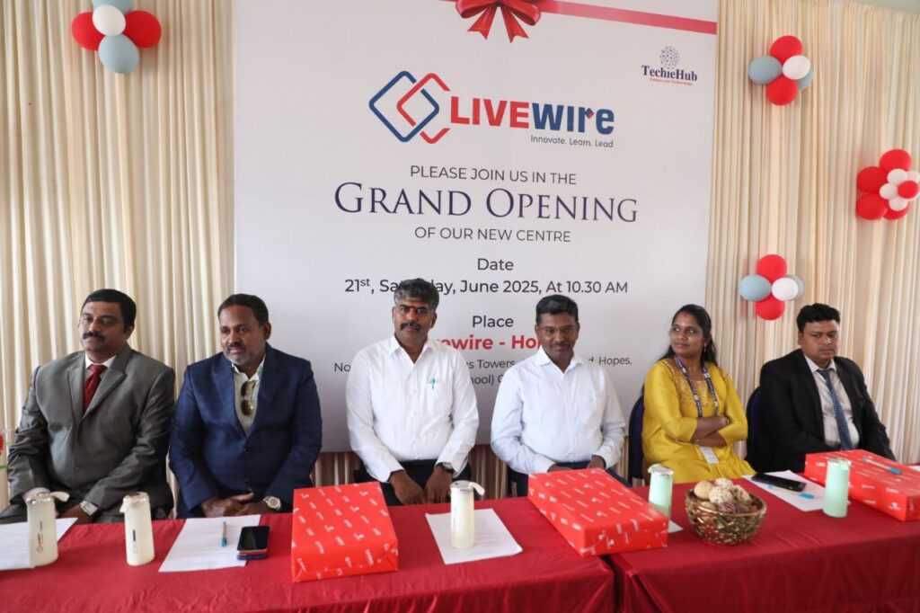Livewire Hope Centre, Coimbatore, inaugurated with Industry & Academic Leaders